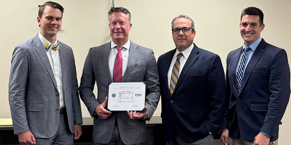 Spilman Member in Charge Recognized by U.S. Department of Defense